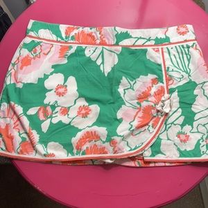 Lilly Pulitzer Floral Skort (Size 14)